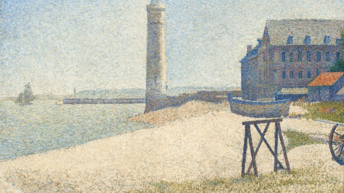 Rotaru Razvan Georges-Seurat-Lighthouse-of-Honfleur
